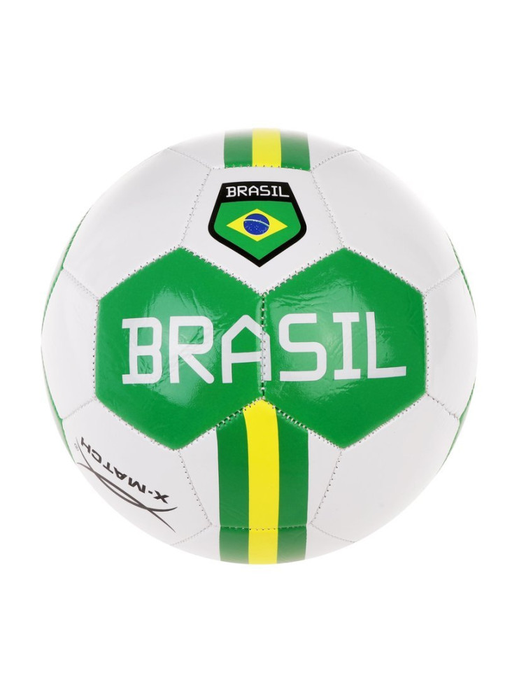 Мяч футбольный X-Match "Бразилия", 1 слой PVC 1,6 мм. 300 г., размер 5 295233
