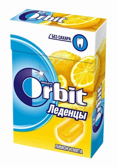 Orbit ОРБИТ Лимон и мята 35 г (8 шт)(20 бл.)