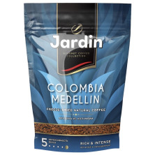 Jardin Colombia Medellin Кофе растворимый сублимированный арабика в мягкой упаковке 240 г