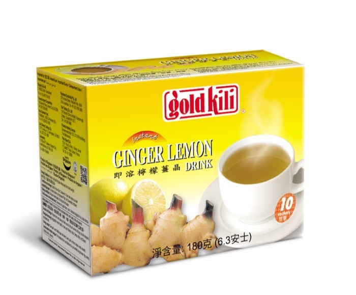 Gold Kili Gold Kili Имбирный напиток с лимоном и медом 18 г*10 пак., быстрорастворимый,картон (24) (