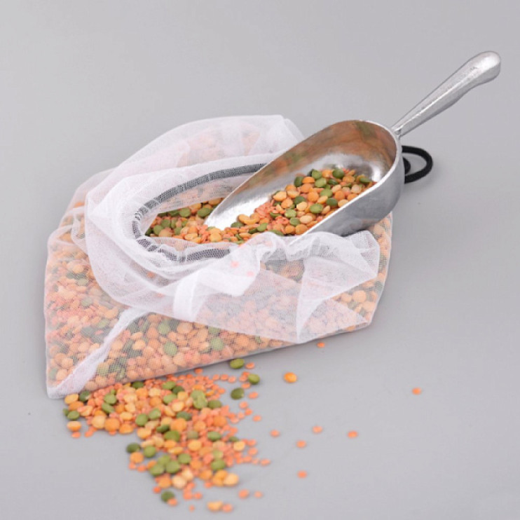 Ложка-черпак для сыпучих продуктов. Общая длина 18,5см.  (арт. VL57-63)