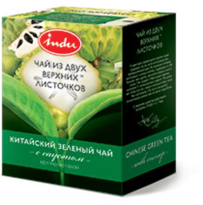 Indu Зелёный Сау-сэп 90 г картон (36)