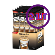 Кофе Carte Noire Cappuccino растворимый 20 пак.*15 гр (комплект 2 шт.) 1770268