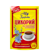 Цикорий Здоровье растворимый порошкообразный, 250 г, zip пакет 1833055
