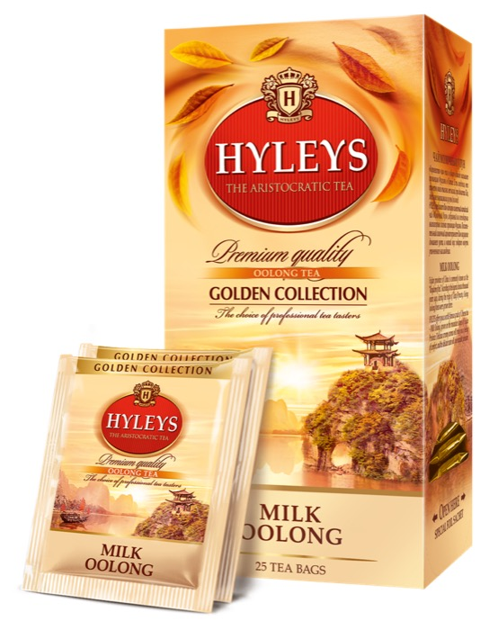 Hyleys Золотая коллекция Молочный Улун 25 пак.х 2 г зеленый (12)