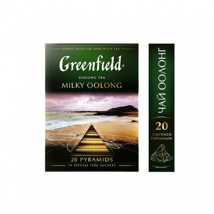 Чай зеленый в пирамидках Greenfield Milky Oolong (Гринфилд Милки Оолонг), 20*1,8 г