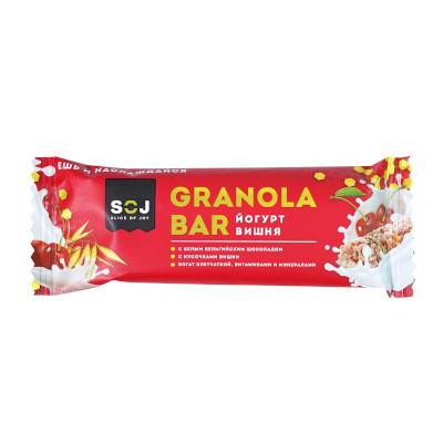 Прикасса Батончик злаковый "GRANOLA BAR" со вкусом йогурта и вишни,40 г (12) в кор 4 бл.