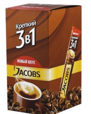 Напиток кофейный растворимый JACOBS 3 в 1 “Крепкий”, 13,5г х 24 шт 1770763