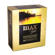 Чай черный в пакетиках для чашки Шах Голд, 100*2 г