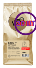Лебо зерно "ESPRESSO BRIGHT" , м/у, 1000гр (комплект 20 шт.) 6001880