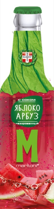 La Festa Яблоко-Арбуз 250 г сокосодержащий газированный, ст. (12)