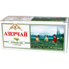 Чай Азерчай зеленый с чабрецом 25 пак.*2 гр 2760094