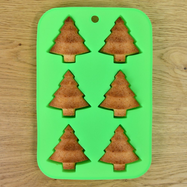Форма для выпечки "Елочки". 25х17,5х3 см.