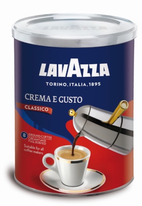 Lavazza Крем густо 250 г молотый ж/б (12)