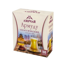 Чай Азерчай Армуду Классический зеленый 100 пак.*1,6 гр (комплект 2 шт.) 2761992
