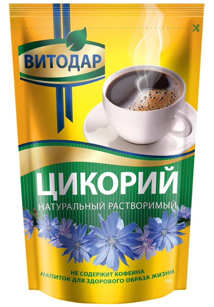 Цикорий Витодар растворимый натуральный, м/у zip-пакет,85 г 9002439