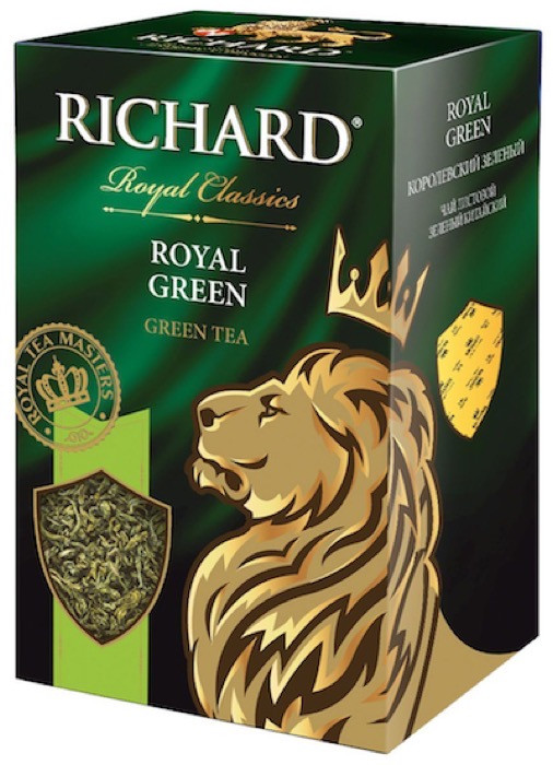 Чай зеленый листовой Richard Royal Green (Ричард Королевский), 90 г.