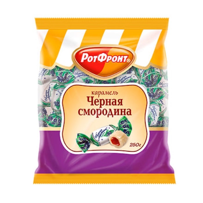 Объединенные Кондитеры карамель Черная смородина , 250 г (12)