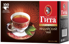 Чай черный в пакетиках для чашки Принцесса Гита Индия, с/я, 100*2 г