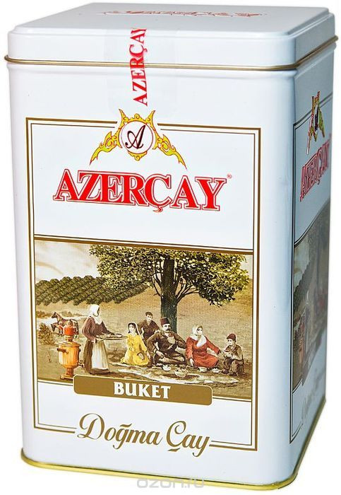 Чай черный листовой Азерчай Букет, ж/б, 250 г