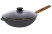 Сковорода WOK чугунная 240 с дерев.ручкой и стекл. крышкой в подарочной коробке