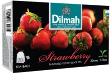 Dilmah Клубника 20 пак.*1,5 г (12) черный