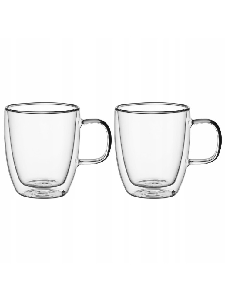 Набор чашек из двухслойного стекла 350 мл. 2 шт. 062844