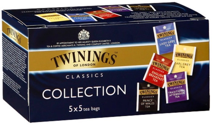 Twinings Ассорти "Классическая коллекция" 5 вкусов 20 пак.*2 г, (8)