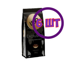 Кофе в зернах Lebo Exclusive, м/у, 250 г (комплект 6 шт.) 6002023