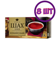 Чай черный в пакетикахШАХ Голд Кенийский (1,8гх25п) (комплект 8 шт.) 6017834