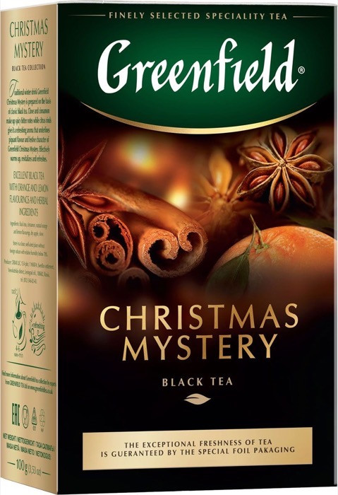 Чай черный листовой Greenfield Christmas Mistery (Гринфилд Кристмас Мистери), 100 г