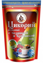 Цикорий Русский цикорий растворимый с черникой и брусникой, м/у zip, 100 г 9000275