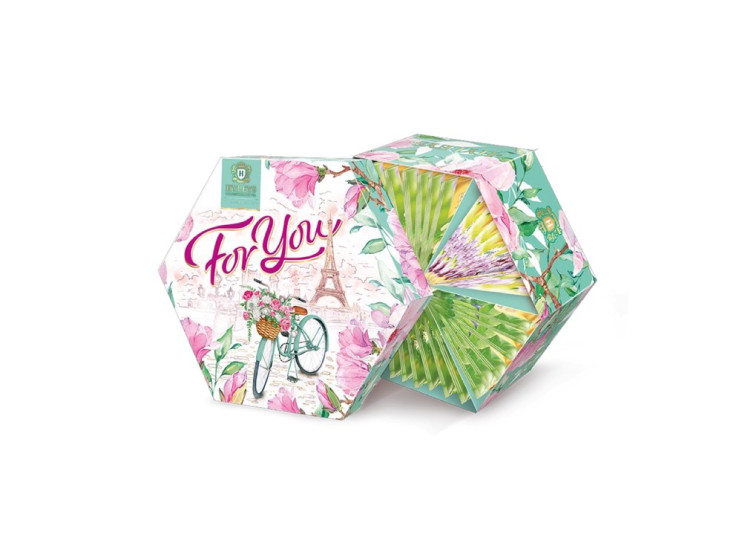 Hyleys FOR YOU "Романтика Парижа" 36 пак.х1,5 г (ассорти) картон (12)