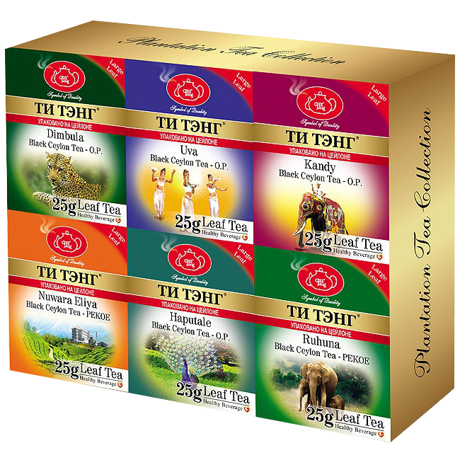 Чай весовой черный Ти Тэнг Plantation Tea Collection, 6 шт*25 г