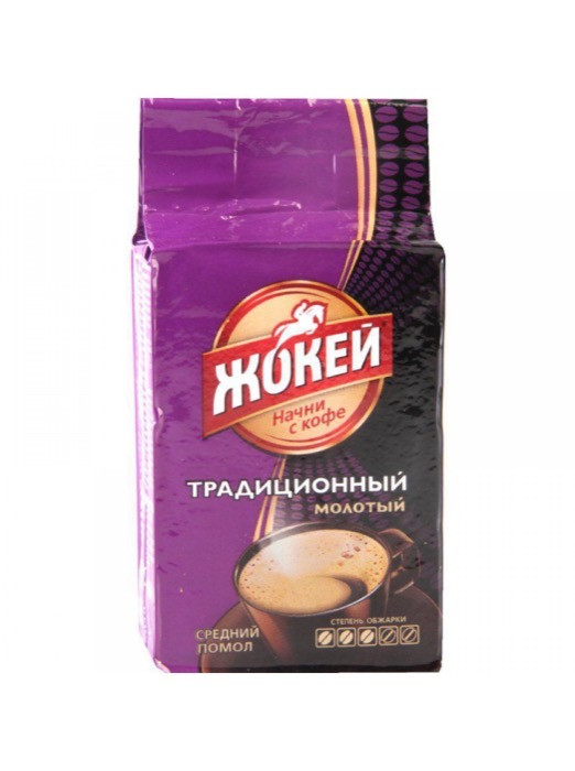 Кофе молотый Жокей Традиционный, 100г