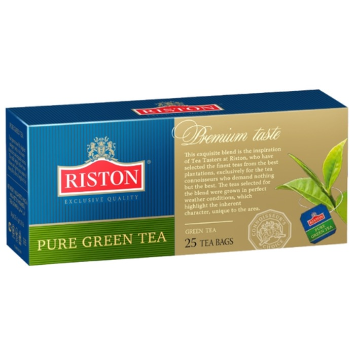 Чай зеленый в пакетиках для чашки Riston, 25*2 г