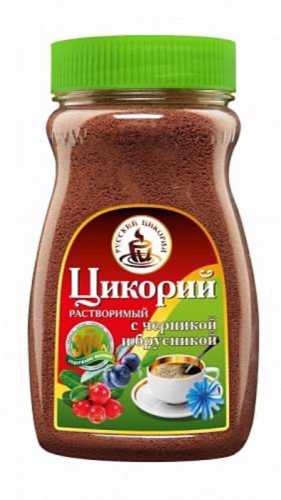 Цикорий Русский цикорий с черникой и брусникой, банка, 100 г