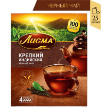 Чай черный листовой Лисма Крепкий (мягкая упаковка), 300 г