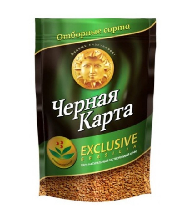 Shtrauss Черная карта Exclusive Brasillia 75 г пакет (12) 144 ко/пал.