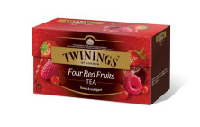 Чай черный в пакетиках для чашки Twinings Четыре красные ягоды, 25*2 г