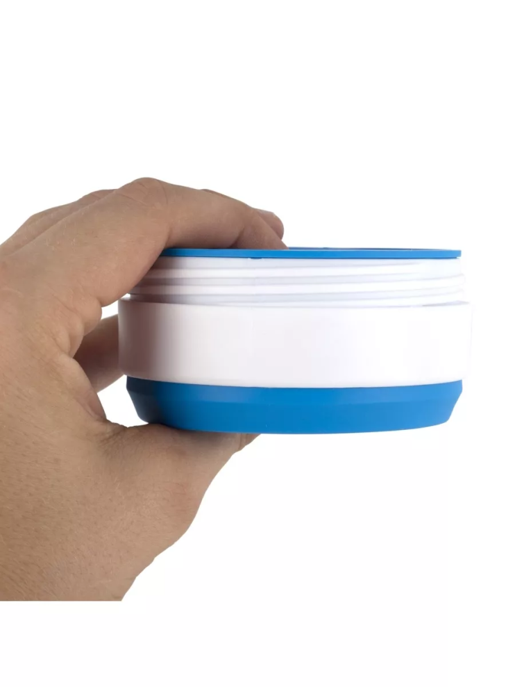 Термокружка 350ml из силикона с пластиковой вставкой  928555