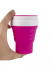 Термокружка 350ml из силикона с пластиковой вставкой  928555