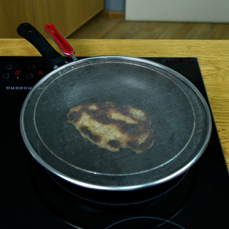 Сито плоское с ручкой "Экран от брызг"  26 см