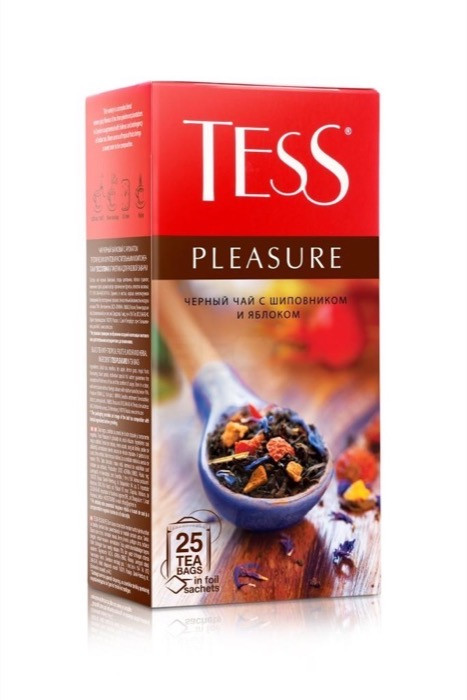 Чай черный в пакетиках для Tess Pleasure (Тесс Плэжа), 25*1,5 г