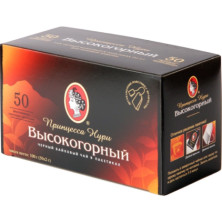 Чай черный в пакетиках для чашки Принцесса Нури Высокогорный, с/я, 50*2 г